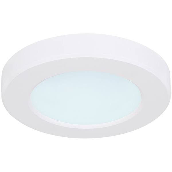 LAMPA sufitowa LASSE 12379-6W Globo okrągła OPRAWA plafon LED 6W 3000K - 6500K metalowy biały