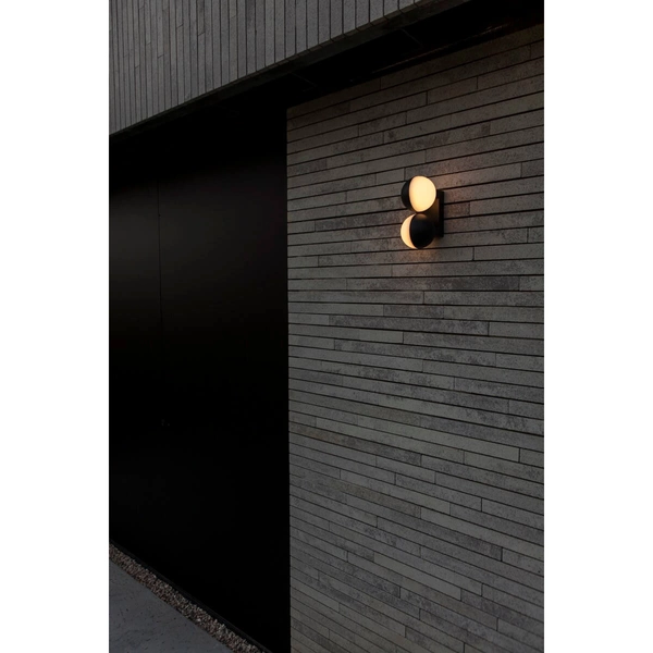 Podwójna lampa zewnętrzna LOOMA 5138003118 LED 7,8W 3000K IP54 biała szara