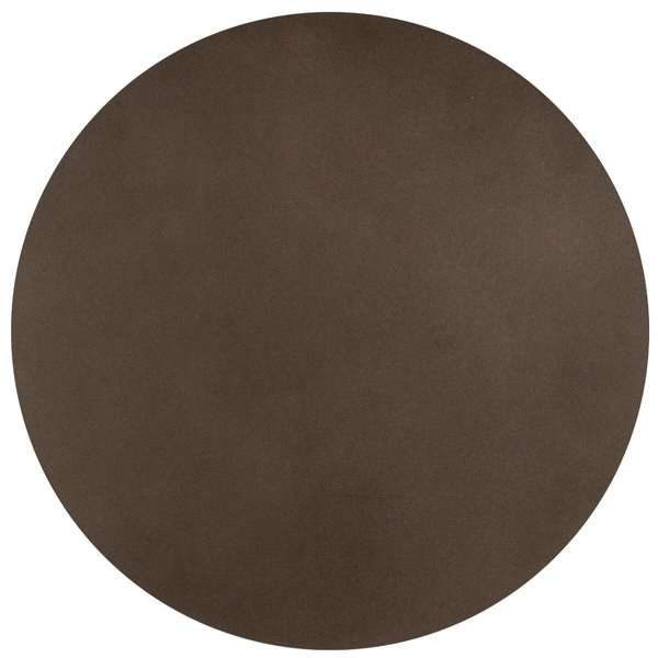 Kinkiet ścienny do gabinetu Luna 6455 okrąg round metalowy brązowy