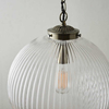 Kulista lampa wisząca Brydon 71124 Endon rustykalna mosiądz przezroczysta