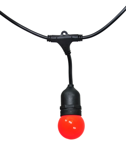 Girlanda ogrodowa z kolorowymi żarówkami 10 LED 5,6m IP44