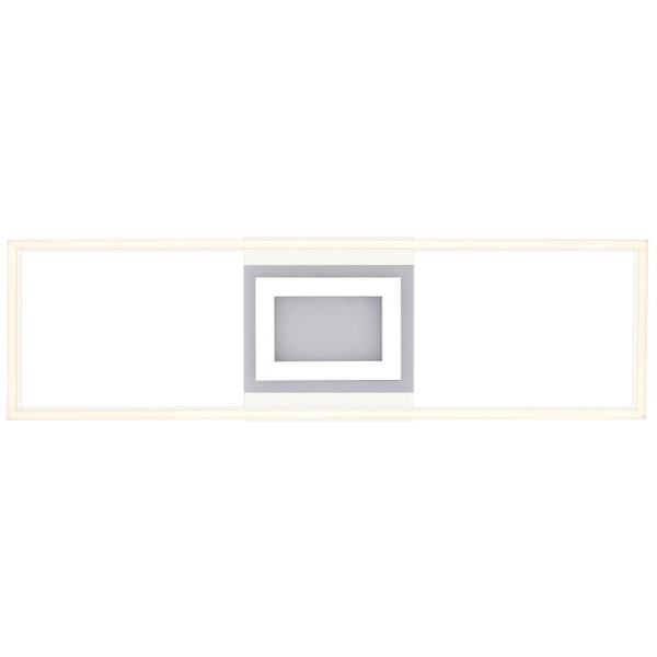 Prostokątny plafon Besson G99369/05 LED 32W 3000K biały