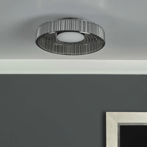 Ledowa lampa sufitowa Leena LEE5222 LED 16W 2700K okrągły przydymiony