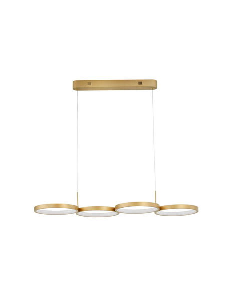 Lampa wisząca ringi GARCIA LE42828 Luces Exclusivas do salonu LED 41W 3000K złota