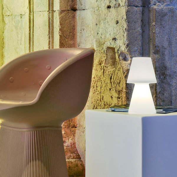Lampka stołowa Lola LUMLL045WLNW LED 0,5W 6000K IP54 tarasowa biała