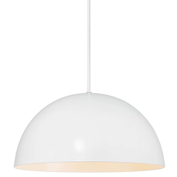 Kopułowa lampa wisząca nad stół Ellen 48563001 do jadalni biały