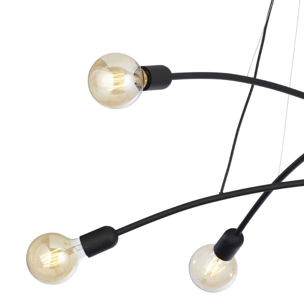 Wielopunktowa lampa wisząca Helix 2726 TK Lighting molekły czarna