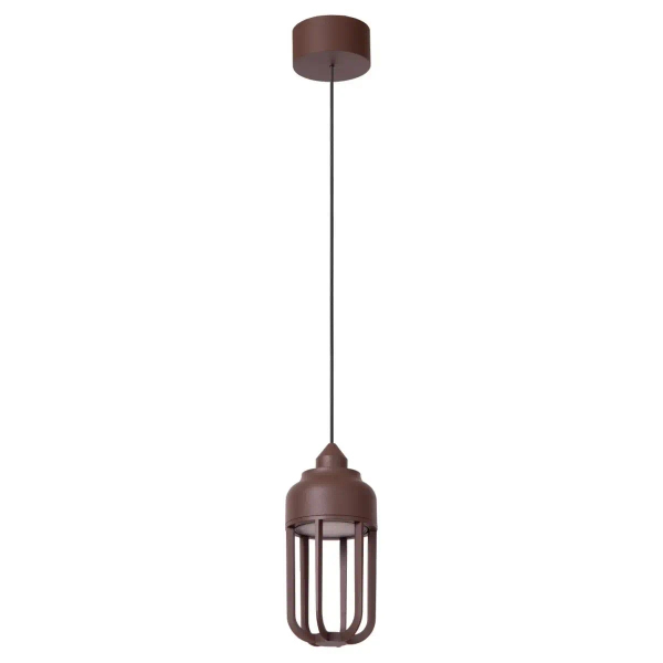 Zewnętrzna wisząca lampa Wells 33810/08/97 LED 8W 2700K IP54 brązowy