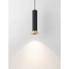 Metalowa wisząca lampa MARENZO LE45600 nad stół czarna złota
