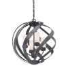 Ogrodowa lampa wisząca Blacksmith QN-BLACKSMITH-4P-OBK IP44 czarny