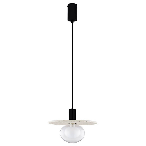 Wisząca lampa kulista ASUNTA LE44656 do salonu beton beżowy