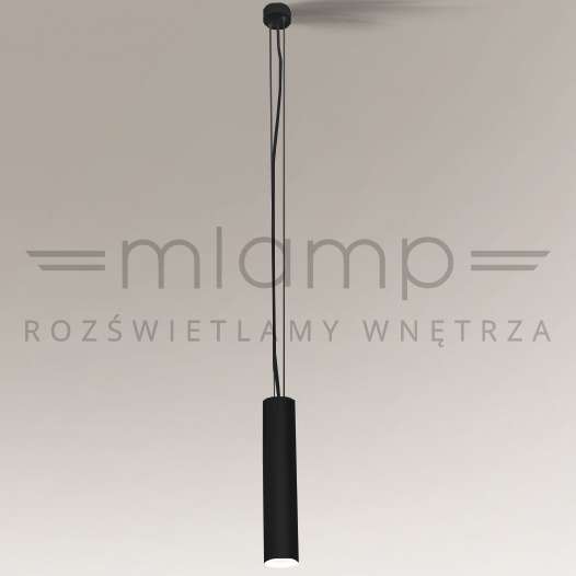 LAMPA wisząca NODA 5542 Shilo sopel OPRAWA metalowa ZWIS tuba czarna outlet