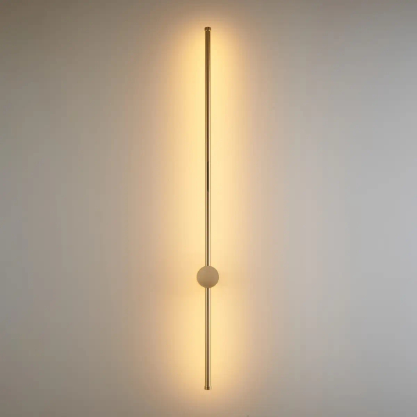 Minimalistyczna ścienna lampa SparoST-1067W-1GD-120 LED 22W 3000K złoty