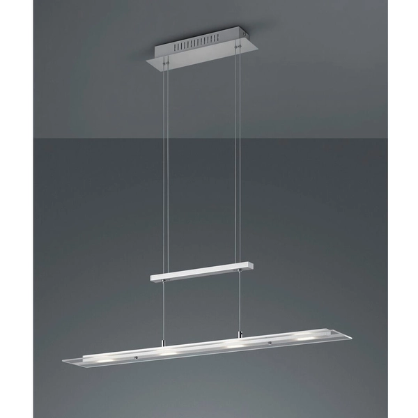 Wisząca lampa Milos R32004107 LED 20W 3000K metalowa srebrna