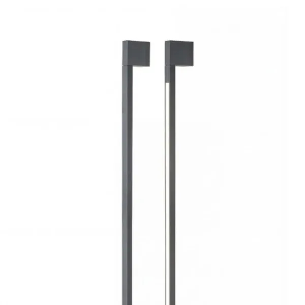 Ścienna lampa tarasowa GUSTO grafitowa AZ6838 1xLED 12W 3000K IP54