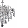 Żyrandol wiszący na łańcuchu VEN W-1364/4  CHROM crystal glamour chrom