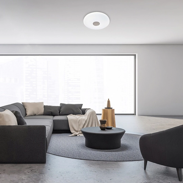 Okrągły plafon ledowy Ophelia 5365 40W 3000-6500K sterowana chrom