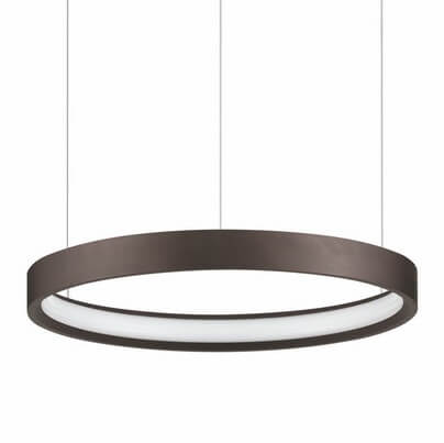 Lampa wisząca nad stół ZACAPU LE44321 LED 22W 3000K ring brązowa