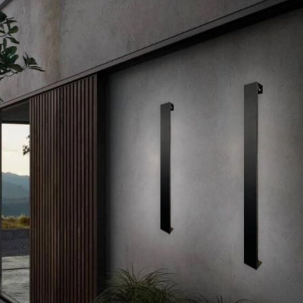 Zewnętrzny kinkiet Hikone 9927 Shilo do ogrodu podłużny IP54 antracyt