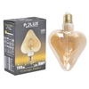 Designerska żarówka dekoracyjna Vintage Amber 316608 Polux E27 serce 2,3W 170lm 230V biała ciepła