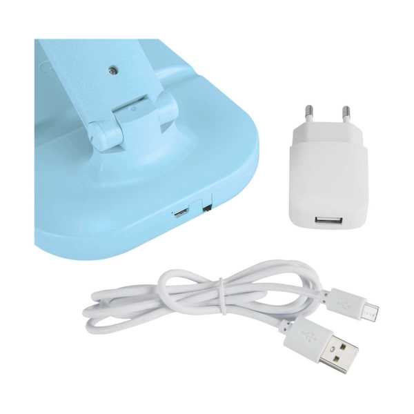 Biurkowa lampka Zet 04225 Ideus LED 5W 4300K na dotyk niebieska