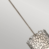 Regulowana lampa wisząca Silver Coral KL-SILVER-CORAL-MP Kichler tuba srebrny