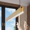 Lampa zwis nad wyspę Spark SL.1396 prostokątna do jadalni złota