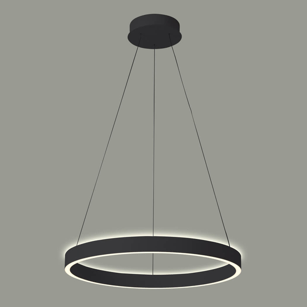 Wisząca lampa okrąg Brasco PND-56215D-080RPC-BK-3KS4K-TRDIMM Italux LED 80W 3000-4000K czarny