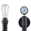 Industrialna lampa ścienna Pareto retro kinkiet czarny
