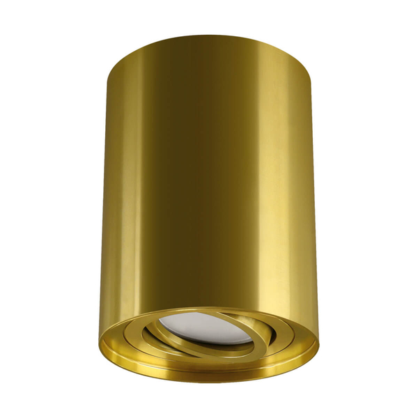 Sufitowa lampa Hary 4238 Ideus walec tuba do salonu złota