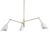 Lampa sufitowa regulowana RAGNO ST-8625P white mosiądz biała