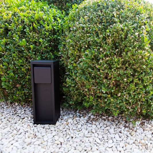 Słupek zasilający tarasowy MAINS 9702203012 Lutec IP54 czarny