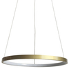 Modernistyczna lampa wisząca Lune 31-76120 ring okrąg matowe złoto