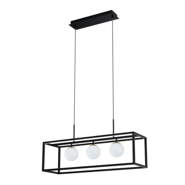 Wisząca lampa Piro MD3115-3-3BT LED 33W 3000-6000K frame czarny biały