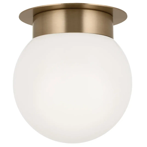 Nowoczesny plafon Albers KL-ALBERS-F-G-CPZ okrągła kula brąz