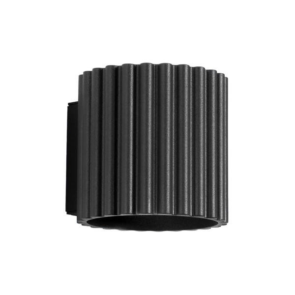 Lampa ścienna AURA czarna SL.1786 nowoczesna tuba 1xG9