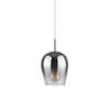 Szklana LAMPA wisząca PETUNIA 5252 Rabalux skandynawski zwis loftowy do salonu chrom