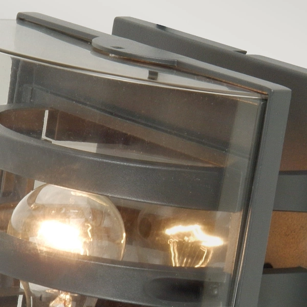 Lampa ścienna ogrodowa FRIDA-M Elstead IP54 zewnętrzna natynkowa grafit