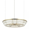 Salonowa wisząca lampa 23048 LED 55W 3000K glamour mosiądz