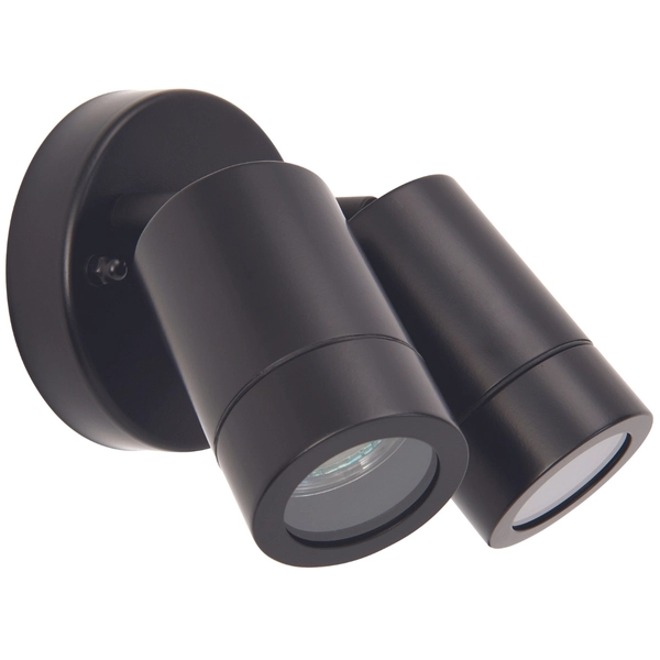 Kinkiet reflektorki Palin 75437 Saxby ściemniacz IP44 czarny