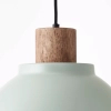 Skandynawska lampa wisząca Erena 99836/63 metalowa jasnozielona