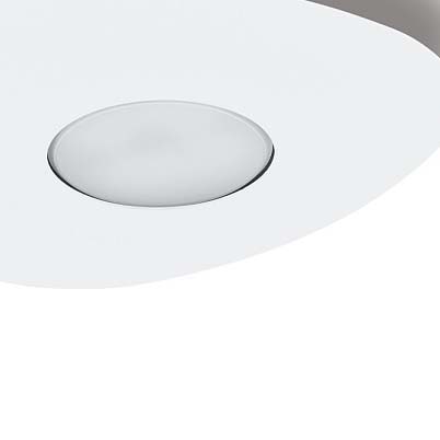 Sufitowa lampa nowoczesna Organic 8305 metalowy plafon biały hol