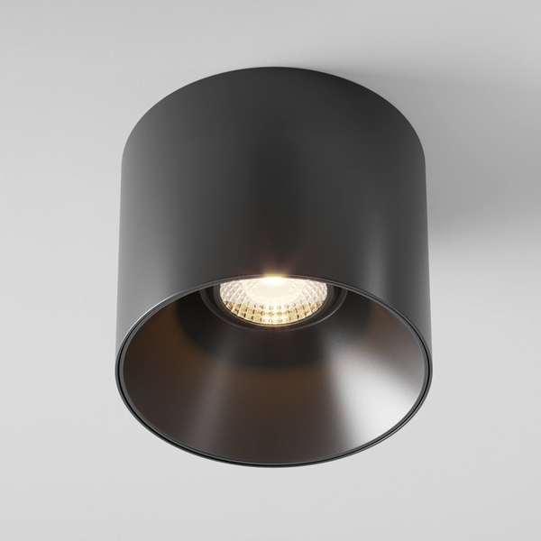 Metalowa lampa sufitowa Alfa C064CL-01-25W3K-D-RD-B LED 25W 3000K czarna