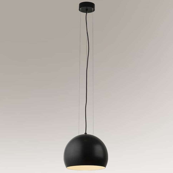 Wisząca LAMPA industrialna AKITA 7842 Shilo metalowa OPRAWA kopuła ZWIS loftowy czarny