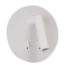 Biały kinkiet ścienny FARO AZ6881 1xLED 6W 3000K tuba z włącznikiem