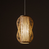 Lampa wisząca Puket 11160 pleciona lampion krata japandi bambusowa biała