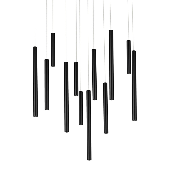 Wielopunktowa lampa wisząca ILIOS AZ5744 Azzardo LED 64W 3000K czarny