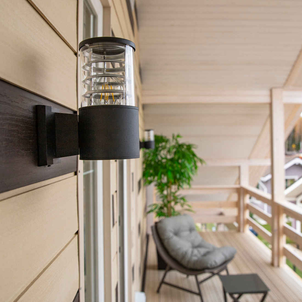 Ogrodowa LAMPA ścienna BRONX O576WL-01B Maytoni elewacyjna OPRAWA zewnętrzna outdoor IP54 czarna