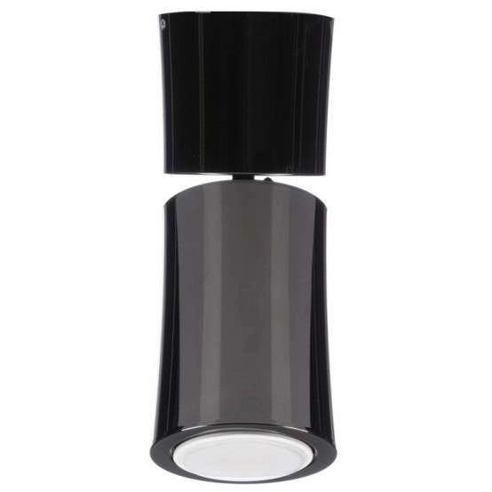 Regulowana lampa sufitowa Lino NC1802-YLD metalowa reflektorek tuba czarna