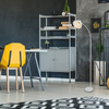 Łukowa lampa podłogowa Daron 5239 do sypialni metalowa biała OUTLET
